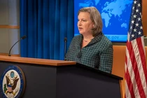 Cựu Thứ trưởng Ngoại giao Mỹ Victoria Nuland (Ảnh: TopWar)