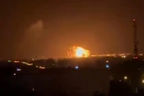 Hãng truyền thông nhà nước Nga TASS đưa tin một nhà máy lọc dầu ở vùng Krasnodar của Nga tạm ngừng hoạt động sau các cuộc tấn công bằng máy bay không người lái (Ảnh: Telegram)