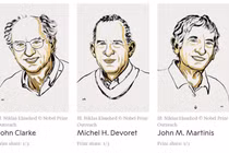 Ba nhà khoa học đến từ Anh, Pháp và Mỹ giành giải Nobel Vật lý 2025. Ảnh: Nobelprize.org.