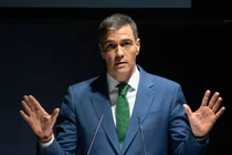 Thủ tướng Tây Ban Nha Pedro Sanche, tại sự kiện 'World in Progress' ở Barcelona, ​​Catalonia, Tây Ban Nha, ngày 14/10 (Ảnh: Getty)