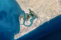 Jask, còn được gọi là Bandar-e Jask, là một thị trấn cảng phía nam Iran, nằm trên Vịnh Oman, ngay bên ngoài Eo biển Hormuz. Ảnh: Getty.