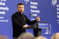 Tổng thống Ukraine Volodymyr Zelensky. Ảnh: Getty.