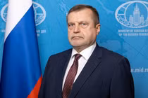 Ông Anatoly Bashkin, Vụ trưởng Vụ châu Phi tại Bộ Ngoại giao Nga. Ảnh: Sputnik.