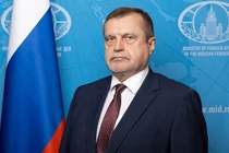 Ông Anatoly Bashkin, Vụ trưởng Vụ châu Phi tại Bộ Ngoại giao Nga. Ảnh: Sputnik.