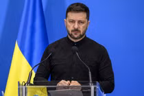 Tổng thống Ukraine Volodymyr Zelensky. Ảnh: Getty.