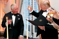 Vua Charles và hoàng gia đại diện cho hy vọng lớn nhất của Vương quốc Anh trong việc chế ngự ông Donald Trump trong chuyến công du. Ảnh: Getty.