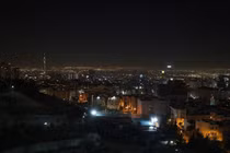 Toàn cảnh Tehran sau nhiều vụ nổ xảy ra ngày 26/10 (Ảnh: Reuters)