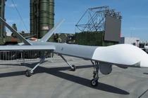 Mẫu máy bay không người lái Orion của quân đội Nga. Ảnh: Getty.