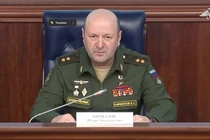 Trung tướng Igor Kirillov, Tư lệnh Lực lượng Bảo vệ Phóng xạ, Sinh học và Hóa học của Nga. Ảnh: Reuters.