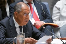Ngoại trưởng Nga Sergey Lavrov phát biểu tại cuộc họp của Hội đồng Bảo an Liên hợp quốc ngày 16/7 (Ảnh: Sputnik)