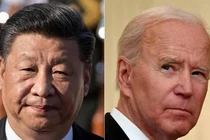 Lãnh đạo Trung Quốc và Mỹ tham gia hội nghị thượng đỉnh trực tuyến trong hôm 15/11 (Ảnh: Getty)