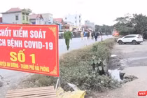 Hải Phòng triển khai các chốt chặn đảm ngừng tiếp nhận tất cả các công dân và hàng hóa từ tỉnh Hải Dương về Hải Phòng.