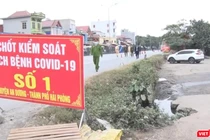 Hải Phòng triển khai các chốt chặn đảm ngừng tiếp nhận tất cả các công dân và hàng hóa từ tỉnh Hải Dương về Hải Phòng.