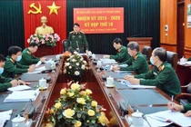 Đại tướng Lương Cường - Ủy viên Bộ Chính trị, Ủy viên Thường vụ QUTƯ, Chủ nhiệm Tổng cục Chính trị, Chủ nhiệm UBKT QUTƯ - chủ trì kỳ họp.