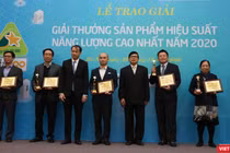 Các tổ chức nhận Giải thưởng hiệu suất năng lượng cao nhất năm 2020.