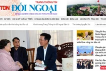 Giao diện Trang Thông tin đối ngoại.