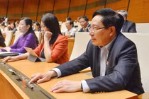 Quốc hội sẽ phê chuẩn việc bổ nhiệm các thành viên Chính phủ bằng hình thức bỏ phiếu kín vào sáng 8/4.