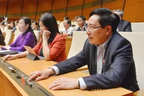 Quốc hội sẽ phê chuẩn việc bổ nhiệm các thành viên Chính phủ bằng hình thức bỏ phiếu kín vào sáng 8/4.