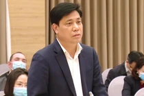 Thứ trưởng Bộ Giao thông vận tải Nguyễn Ngọc Đông thông tin tại cuộc họp báo chiều 2/2.