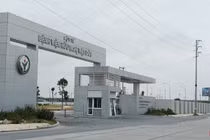 Cổng trước BV Hữu nghị Việt Đức tại Hà Nam.