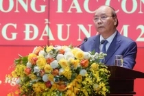 Thủ tướng Nguyễn Xuân Phúc phát biểu tại Hội nghị sơ kết công tác Công an 6 tháng đầu năm 2020. Ảnh: VGP.