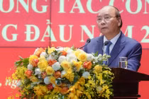 Thủ tướng Nguyễn Xuân Phúc phát biểu tại Hội nghị sơ kết công tác Công an 6 tháng đầu năm 2020. Ảnh: VGP.