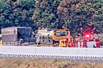 Vụ tai nạn trên đường cao tốc Nha Trang - Cam Lâm (ảnh: TL)