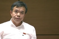 Đại biểu Nguyễn Tiến Nam (đoàn Quảng Bình) - Viện trưởng Viện Khoa học hình sự Bộ Công an.