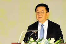 Ông Nguyễn Trọng Nghĩa - Bí thư Trung ương Đảng, Trưởng Ban Tuyên giáo Trung ương phát biểu chỉ đạo tại Hội nghị.