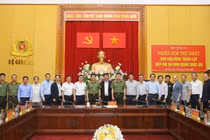 Các đại biểu dự Phiên họp thứ nhất Ban Vận động thành lập Hiệp hội An ninh mạng quốc gia.