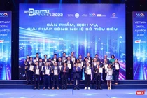 Lễ trao Giải thưởng chuyển đổi số Việt Nam – Vietnam Digital Awards năm 2022 đang được tiến hành