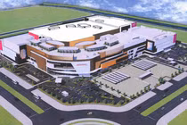 Phối cảnh dự án trung tâm thương mại dự kiến xây dựng tại khu đất 8,6ha của dự án “Trung tâm thương mại dịch vụ tại Khu A - Đô thị mới An Vân Dương” do CTCP Đầu tư Newland làm chủ đầu tư