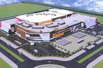 Phối cảnh dự án trung tâm thương mại dự kiến xây dựng tại khu đất 8,6ha của dự án “Trung tâm thương mại dịch vụ tại Khu A - Đô thị mới An Vân Dương” do CTCP Đầu tư Newland làm chủ đầu tư