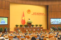 Toàn cảnh kỳ họp bất thường lần thứ nhất, Quốc hội khoá XV (Ảnh: quochoi.vn)