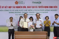Đại diện THADI và Đại học Đông Á tại lễ ký kết hợp tác đào tạo