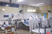 Khu vực điều trị bệnh nhân mắc COVID-19