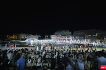 Quang cảnh một show diễn tại Đảo ký ức Hội An, Quảng Nam.