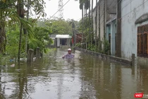 Các xã thuộc huyện Hòa Vang (TP Đà Nẵng) bị ngập nặng sau cơn mưa kéo dài suốt tuần qua