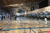 Một góc nhà ga sân bay quốc tế Đà Nẵng