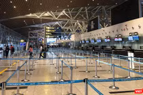 Một góc nhà ga sân bay quốc tế Đà Nẵng