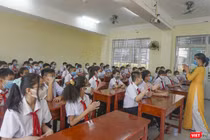 Học sinh ở Đà Nẵng trở lại lớp sau đợt bùng phát dịch COVID-19 lần thứ 2