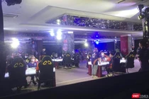 Hiện trường giải thi đấu game online bị cơ quan chức năng quận Ngũ Hành Sơn phát hiện (ảnh GH)