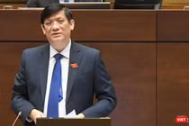 Bộ trưởng Bộ Y tế Nguyễn Thanh Long đăng đàn trả lời chất vấn Quốc hội ngày 10/11.