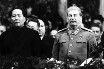Mao Trạch Đông và Stalin.