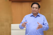 Thủ tướng Phạm Minh Chính phát biểu tại phiên họp Chính phủ thường kỳ tháng 8/2022 diễn ra ngày 6/9 (Ảnh: VGP/Nhật Bắc)