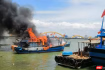 Hiện trường vụ cháy (ảnh HT)