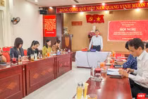 Ông Đoàn Ngọc Hùng Anh - Trưởng Ban Tuyên giáo Thành uỷ Đà Nẵng phát biểu tại hội nghị giao ban Công tác báo chí TP Đà Nẵng quý 3/2022