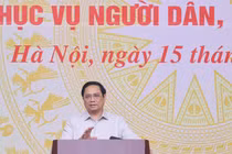 Thủ tướng Phạm Minh Chính phát biểu tại Hội nghị chuyên đề về đẩy mạnh cải cách thủ tục hành chính và hiện đại hóa phương thức chỉ đạo, điều hành phục vụ người dân, doanh nghiệp (Ảnh: VGP/Nhật Bắc)