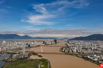 TP Đà Nẵng nhìn từ trên cao 