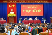 Quang cảnh kỳ họp thứ 9, HĐND tỉnh Quảng Nam khoá X, nhiệm kỳ 2021-2026